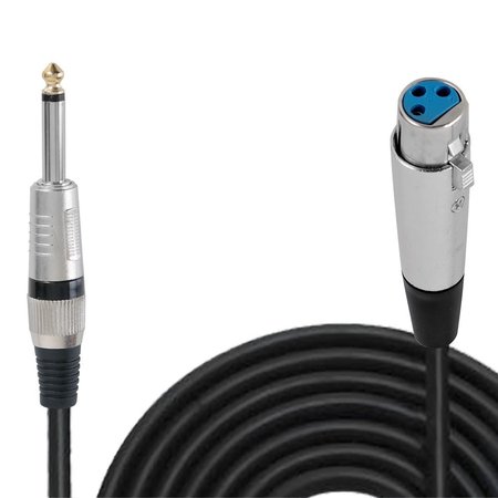 PYLE 30Ft. Professional Microphone Cable 1/4'' Male To Xlr Female PPMJL30